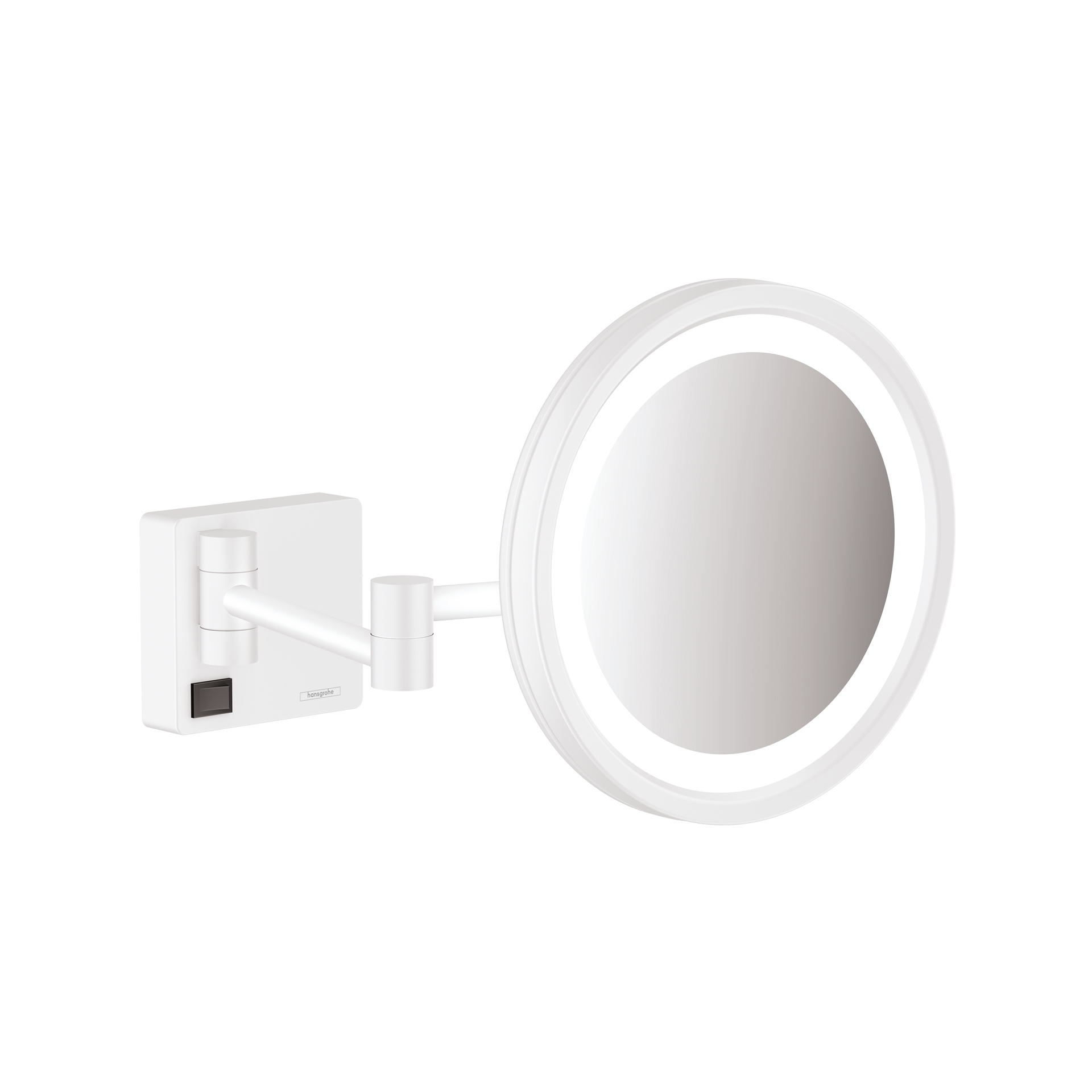 AddStoris LED-Kosmetikspiegel Wand ø217mm weiß matt