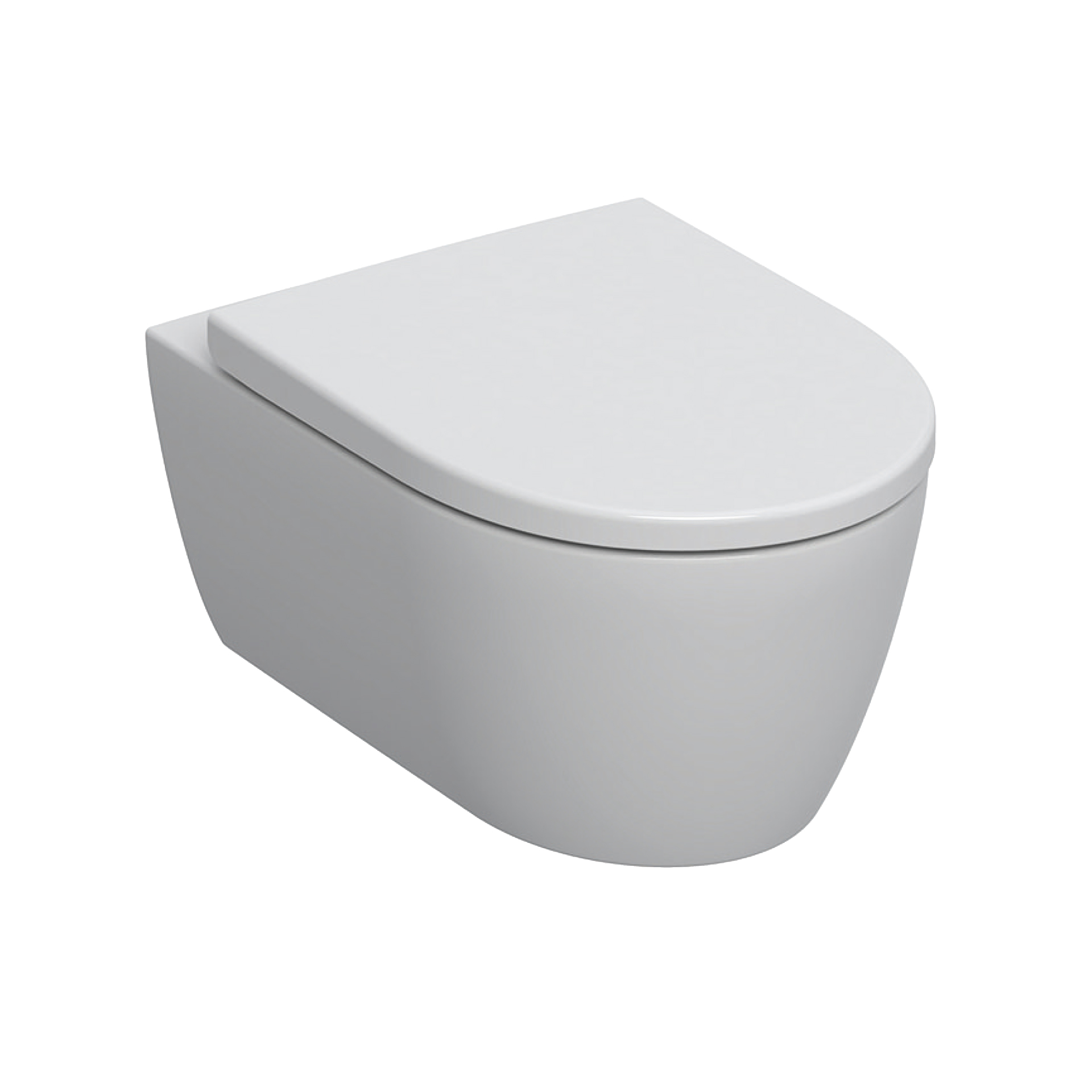 iCon WC Rimfree wandh. 360x530mm inkl. WC-Deckel weiß