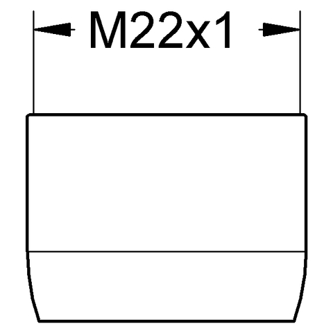 Neoperl compl. M22x1 cromo